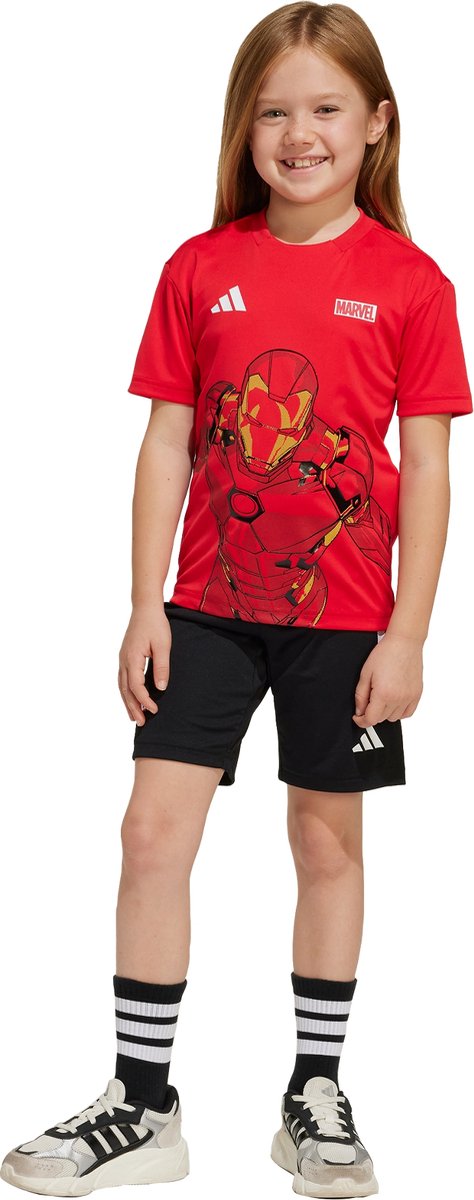adidas Sportswear ADIDAS MARVEL IRON-MAN T-SHIRT SET Kinderen Rood