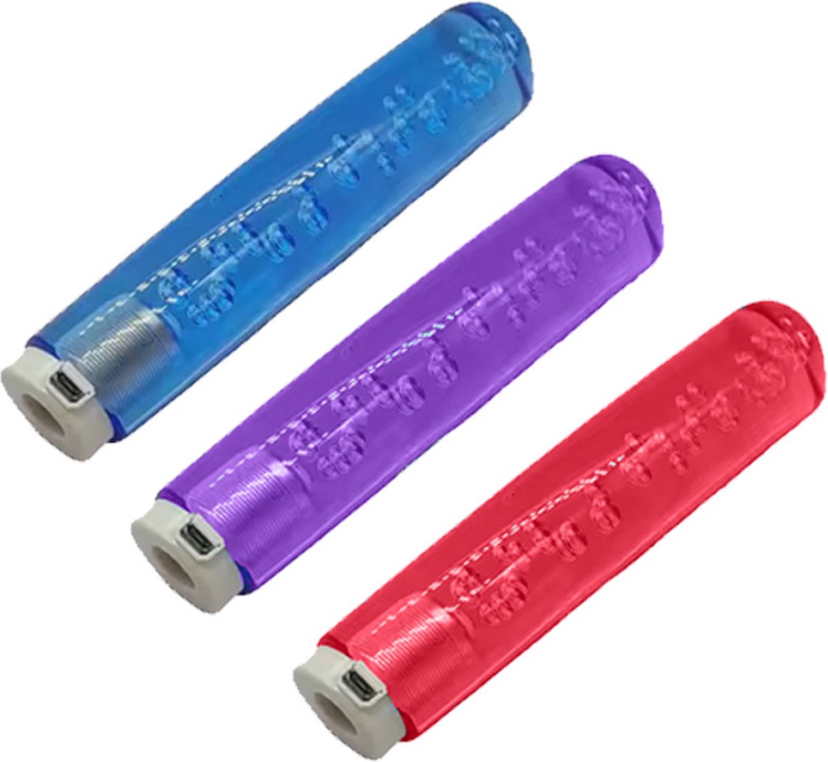 SK-Import Pookknop Crystal LED Acryl - Blauw