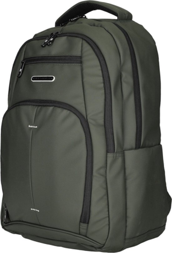 Enrico Benetti laptoprugzak Rugtas Schooltas 15 inch Northern Olijf bol