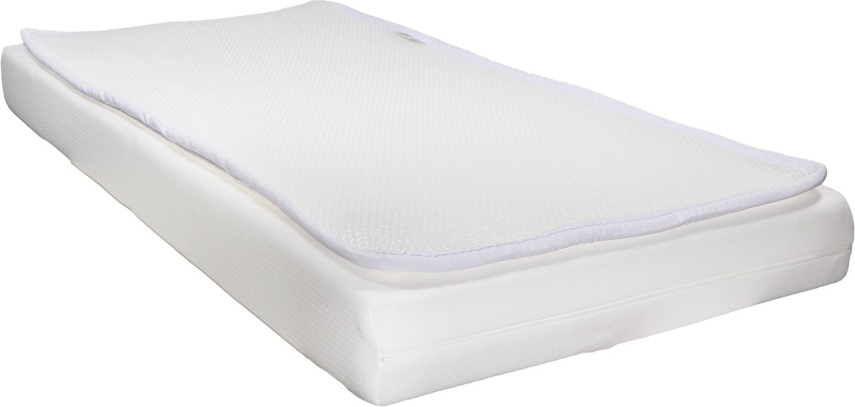MamaLoes James 60x120cm Ledikantmatras + Luchtdoorlatende Topper