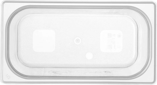 HENDI Gastronorm Bak 1/3 - PP - Transparant - 4 L - 325x176x(H)100 mm