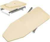 Bol.com JGS® Uitschuifbare en Roteerbare Strijkplank met Opbergruimte in Kast 180° Draaibaar aanbieding