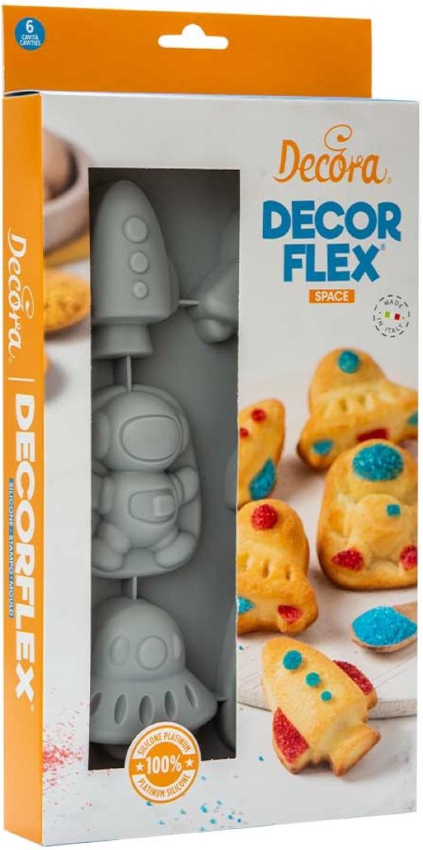 Decora Silicone Mal - Ruimte 6 holtes