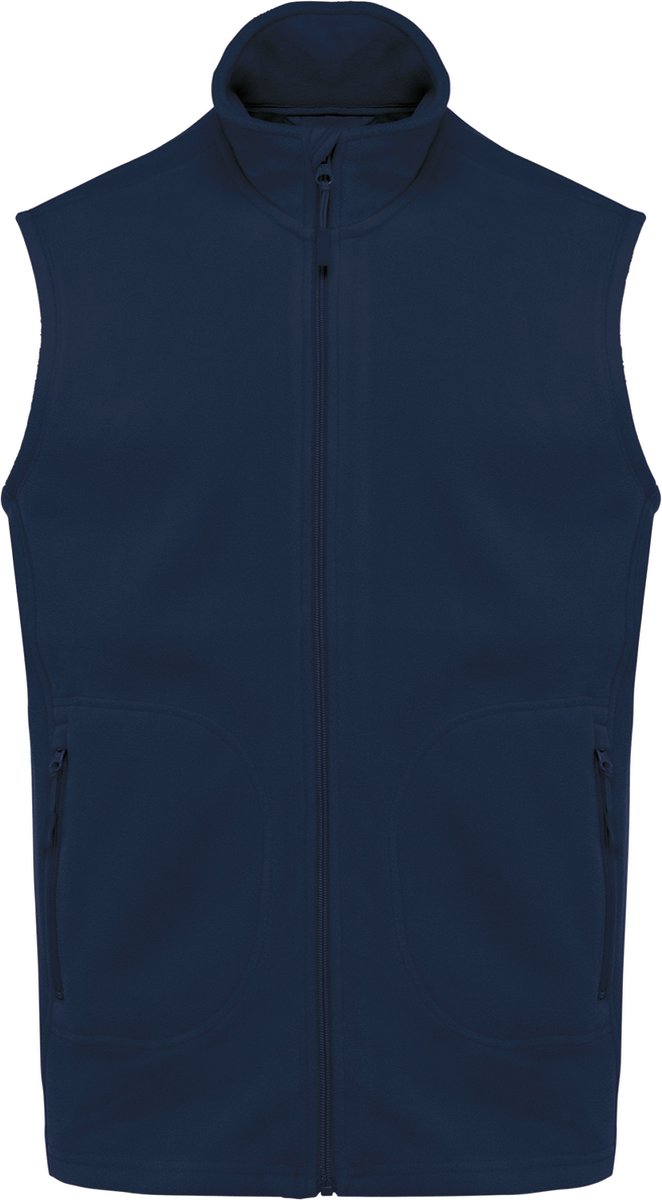 Kariban Ecologische uniseks bodywarmer van microfleece K9120 - Navy - L