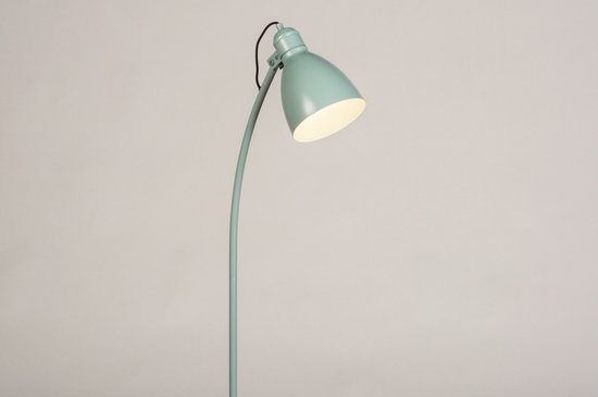 Foto: Lumidora vloerlamp 74464 rita e27 groen metaal