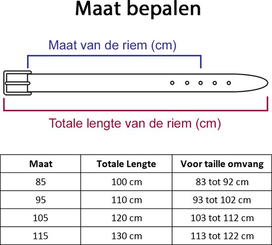 Beierse traditionele knieband leren broek Valentine incl. riem maat 44-68