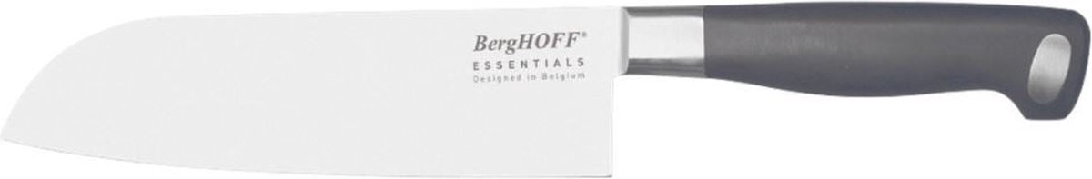 Essentials Santoku mes Icon 18 cm - Zwart -