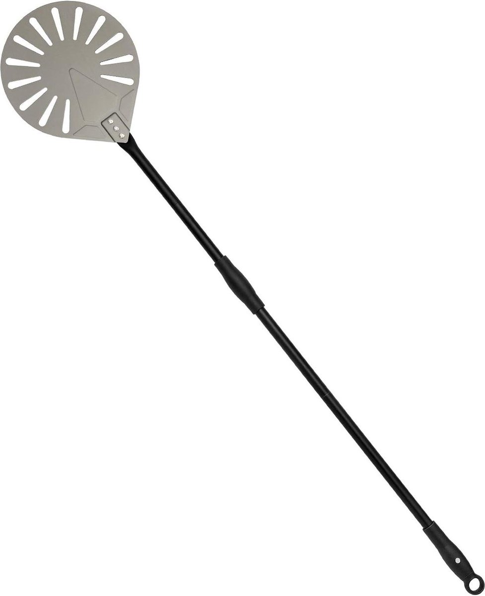 Pizzaschep Hard Geanodiseerde Aluminium Pizzaschuiver Afneembare Handgreep Compacte Opslag Zelfgemaakte Pizza's Brooden Pizzaschep