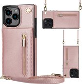 ECCO Chase II leren dames enkellaarsjes - Zwart - Maat 38 - Echt leer -  Uitneembare zool | bol