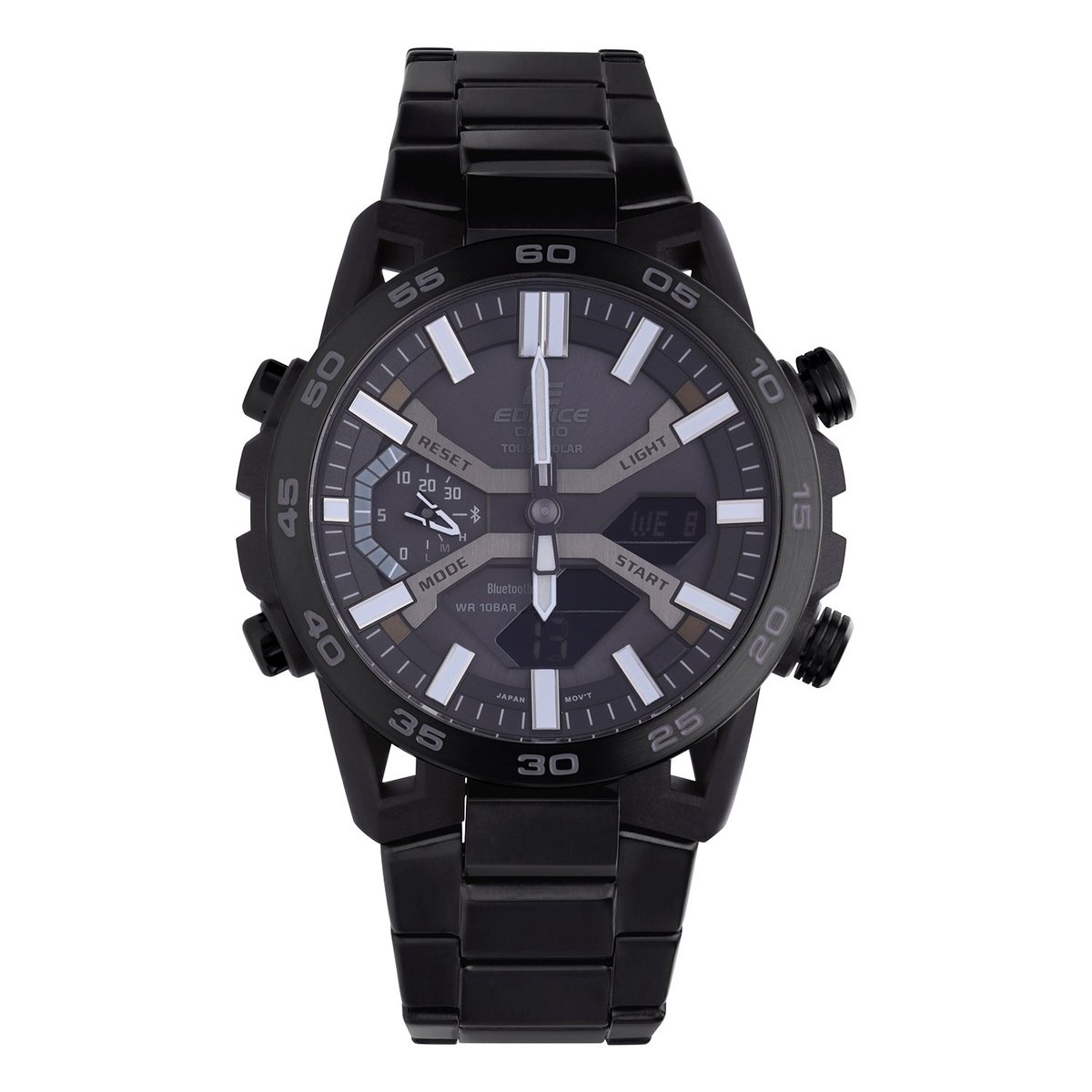 Casio Edifice ECB-2000DC-1BEF Horloge - Staal - Zwart - Ø 45 mm