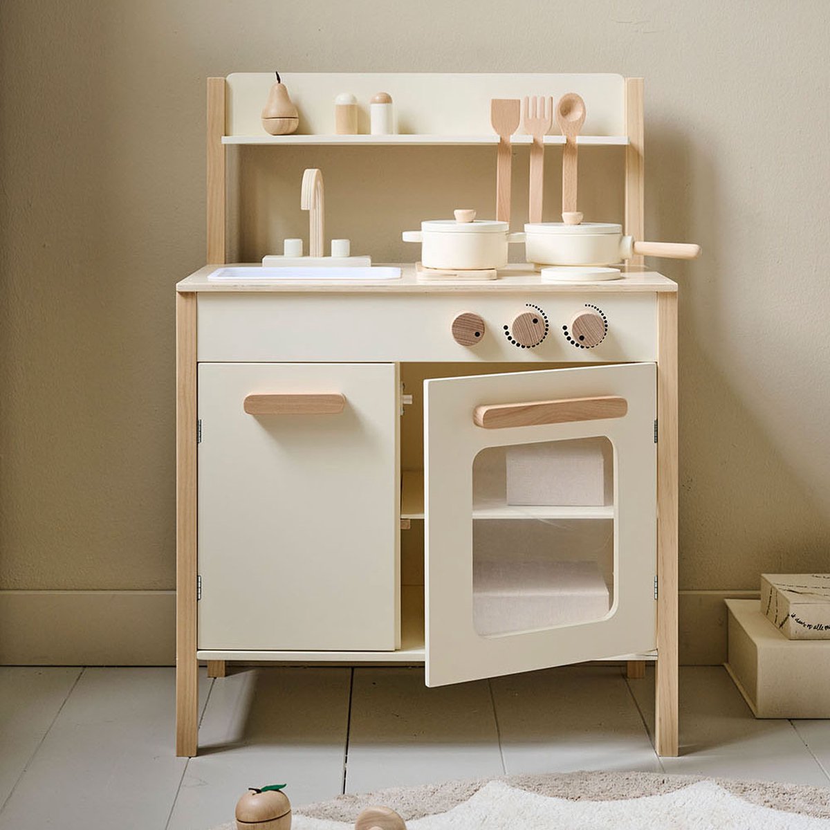 Petite Amélie Speelkeuken Chantilly - Kinderkeuken incl. 10 Keukenaccessoires - H 76 cm — afbeelding 12