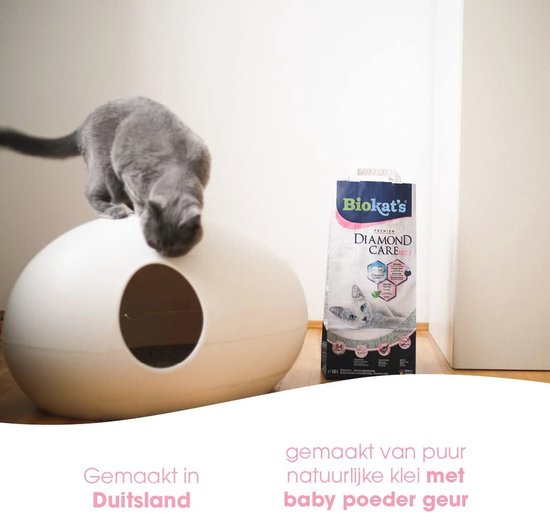 Biokat's Diamond Care Classic - Kattenbakvulling - 8 l - Noorse Boskat - Pets Place