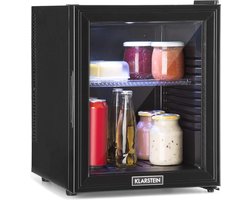 Mini koelkast met glazen deur - 32L compacte koelkast voor kleine huishoudens
