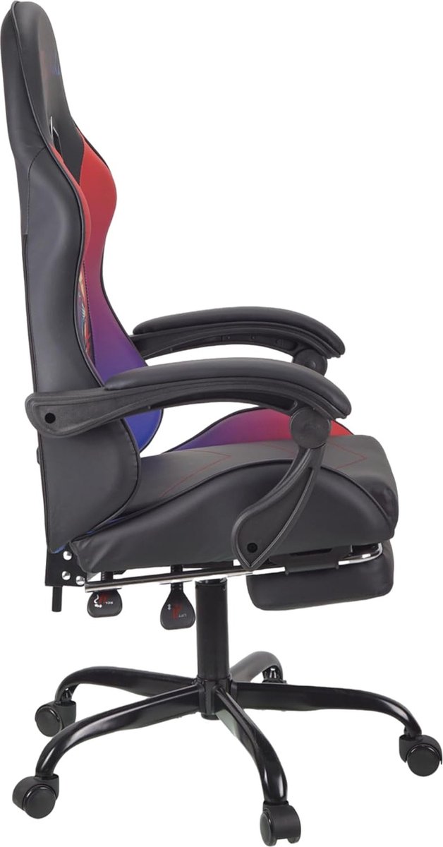 Ergonomische Gaming Stoel met Voetsteun - Luxe Bureaustoel voor Computer en Werk van Merkloos — afbeelding 3