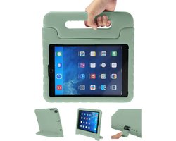 imoshion Tablet Hoes Kinderen - Geschikt voor iPad 6e generatie (2018) 9.7 inch / 5e generatie (2017) 9.7 inch - Kidsproof Backcover met handvat - Olive Green