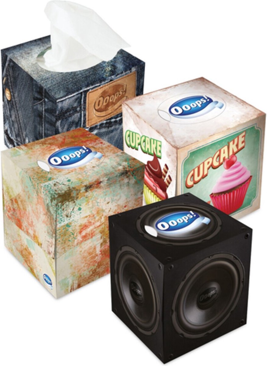 Goedkoopste 12x Ooops! Classic facial tissues in box 54 stuks