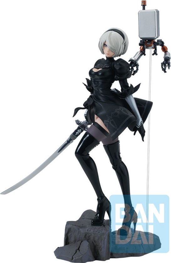 Figurine NieR:Automata - Form-ISM A2 (YoRHa Type A No. 2) Cheveux Courts - 18 Cm - Square Enix