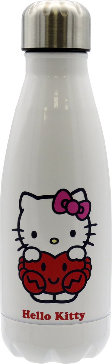 Hello Kitty - Hello Kitty Cancer Roestvrijstalen Waterfles 550ml
