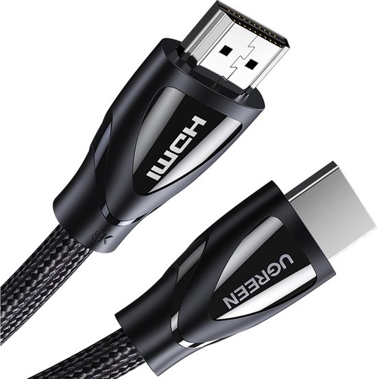 8K HDMI 2.1 Kabel 1.5m – 8K 60Hz, 4K 120Hz Ultra HD, HDR, eARC, VRR, 32-Kanaals Audio – Zwart