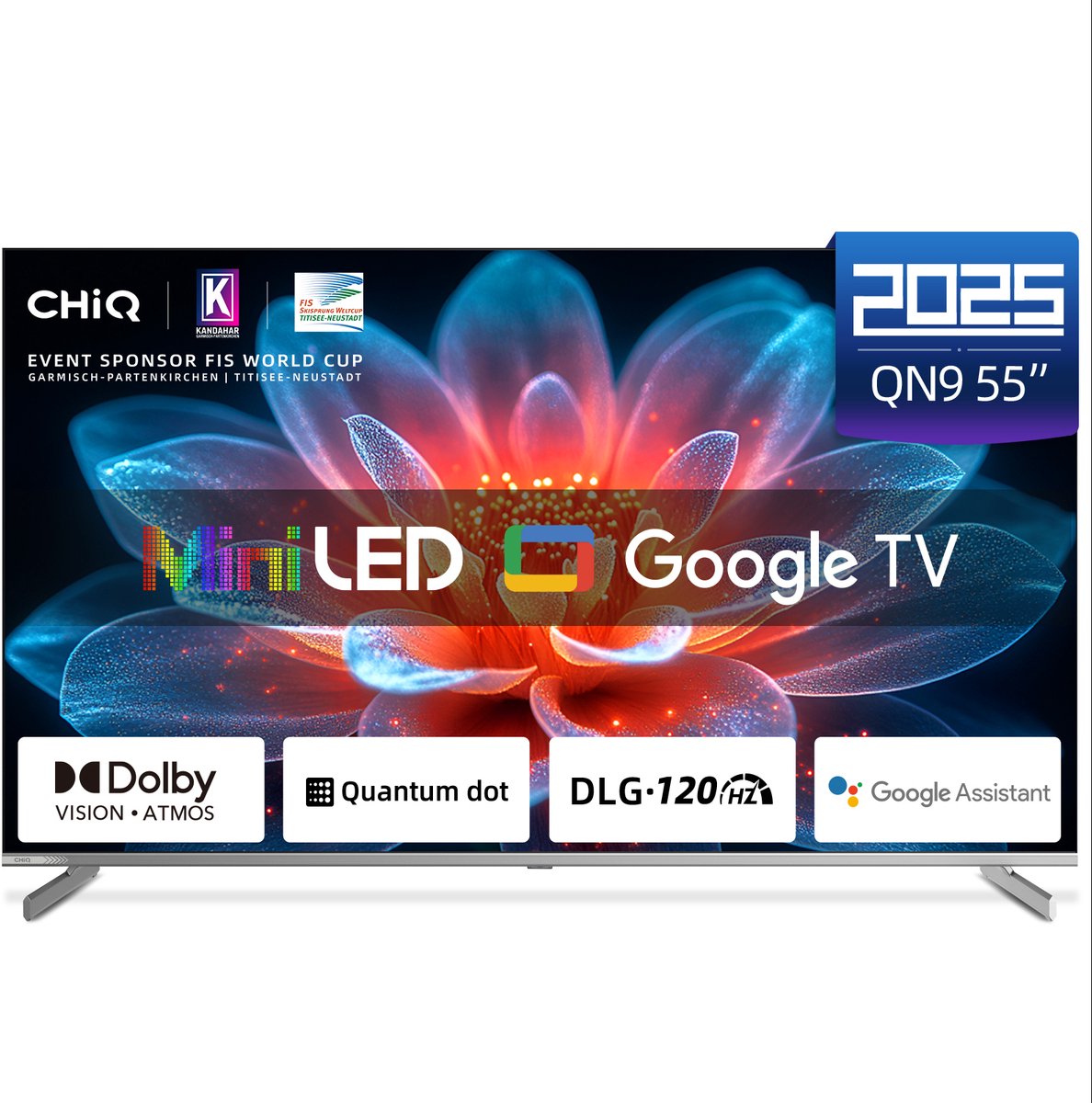 CHiQ M55QN9G Smart TV 55 Inch 4K Mini LED QLED - Changhong EuropeElectric s.r.o - €408,61