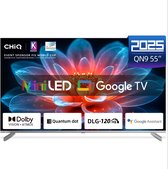 Bol.com CHiQ M55QN9G - Smart TV 55 Inch - 4K Mini LED - QLED Smart TV - Google TV 5.0 - Dolby Vision - 2025 aanbieding