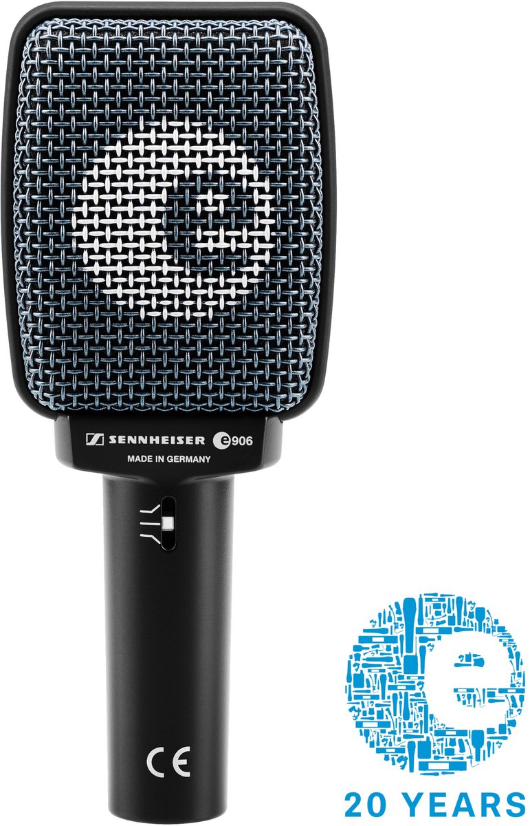 Sennheiser E 906 - Dynamische instrumentmicrofoon