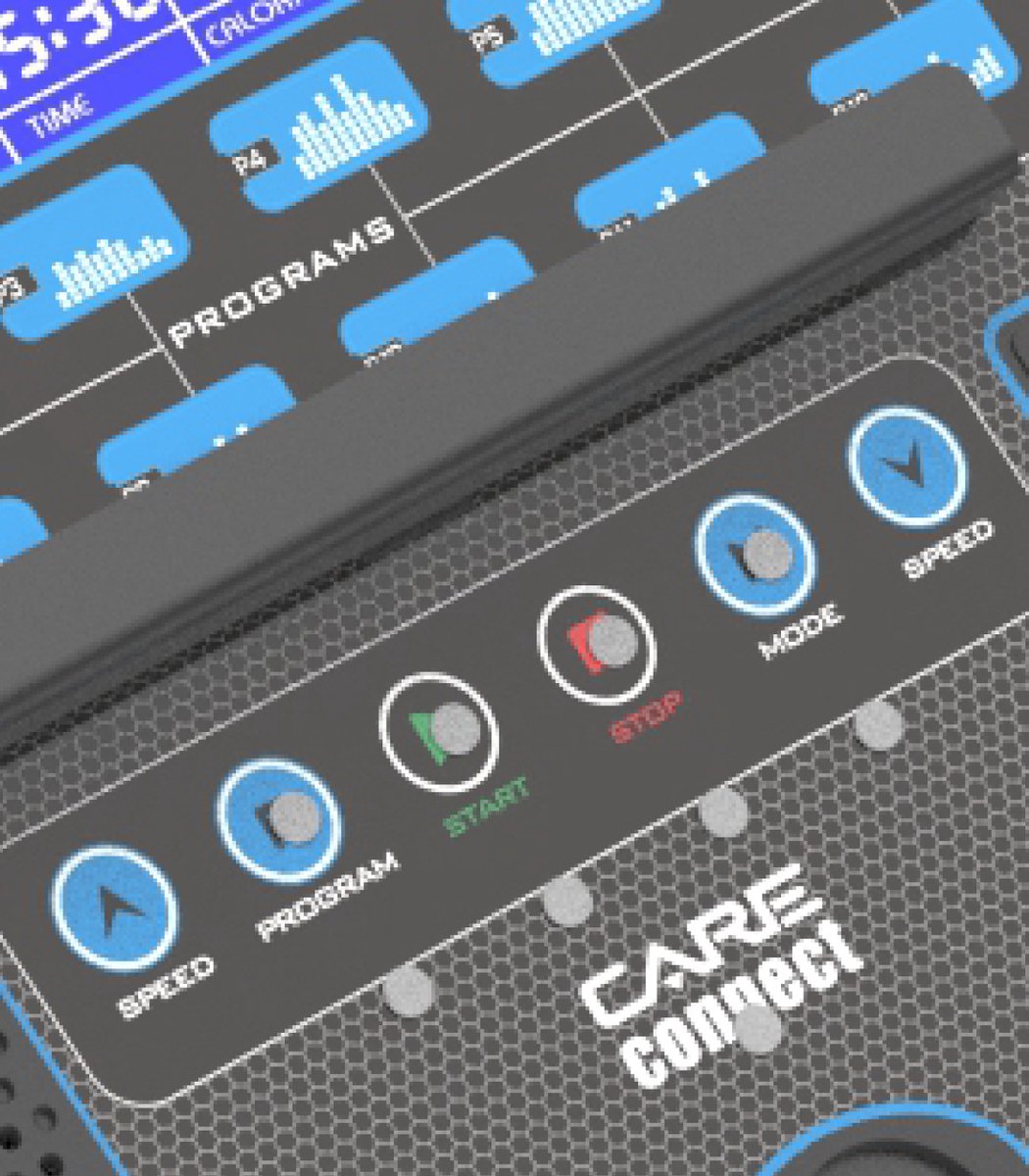CARE CT-734-2 - Connected en opvouwbare loopband - Maximale snelheid 14 km/u - 12 programma’s - Handmatige helling met 3 niveaus - Voor thuisgebruik - Blauw thumbnail 6