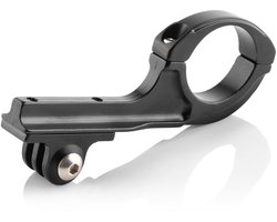 MOJOGEAR Fiets Stuurmount voor GoPro metaal - Voor diameter 2,7 tot 3,5 cm dik - Ook geschikt voor smartphone - Rubberen stuurbescherming - Zwart