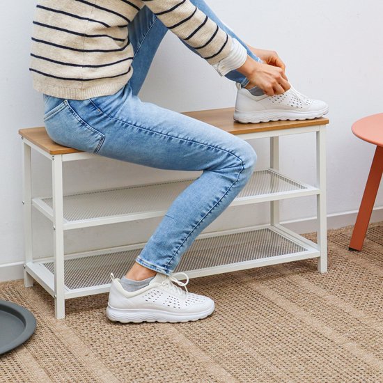 Zwart - 32 cm - Metaal - Schoenenkast kopen? | Korting tot 38