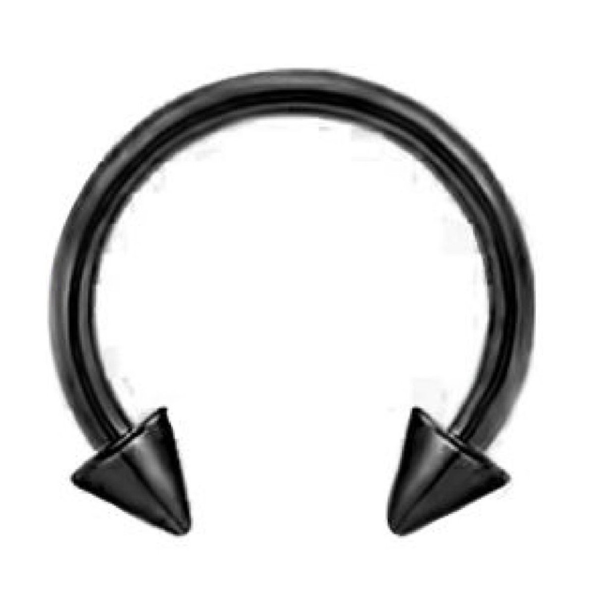 Piercing - Zwart - Septum | Barbell | Spike