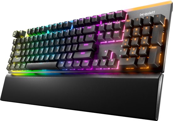 be quiet! Light Mount Silent Tactile US ANSI toetsenbord Gamen USB QWERTY Amerikaans Engels Zwart