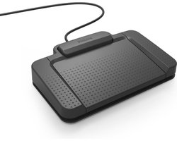 Philips ACC2330 Voetschakelaar USB - Versie met 4 pedalen - Waterdicht ontwerp - Zwart
