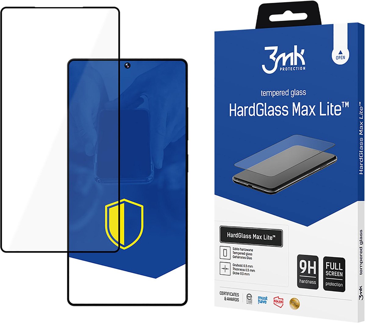 Samsung Galaxy S25 Ultra - 3Mk Hardglass Max Lite Zwart