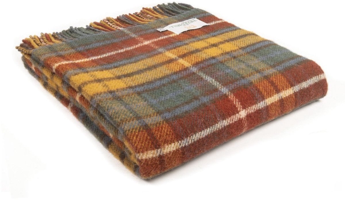 Plaid Tartan Antique Buchanan - 150x183 - Nieuw Wol - Tweedmill UK