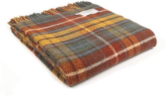 Plaid Tartan Antique Buchanan - 150x183 - Nieuw Wol - Tweedmill UK
