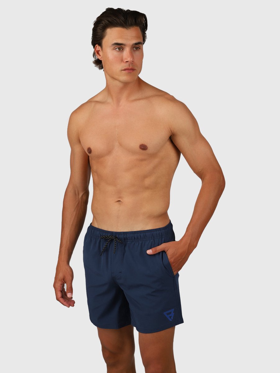 Brunotti Bru - conic Zwembroek Heren - Zwemshort met 4 - Way Stretch - Night Blue — afbeelding 3