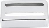 Gitaar Pickup Cover Twee Slot Metalen Case Messing Humbucker voor Elektrische Gitaren - Zilver | Klassiek Design