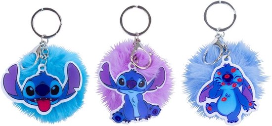 Disney - pompom Disney Stitch Pom Pom Keychain Charm - Walmart.com