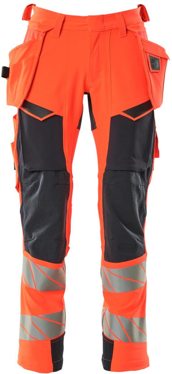 Mascot Accelerate Safe Broek met spijkerzakken 19031-711 - hi-vis rood/donkermarine - C56 - 76