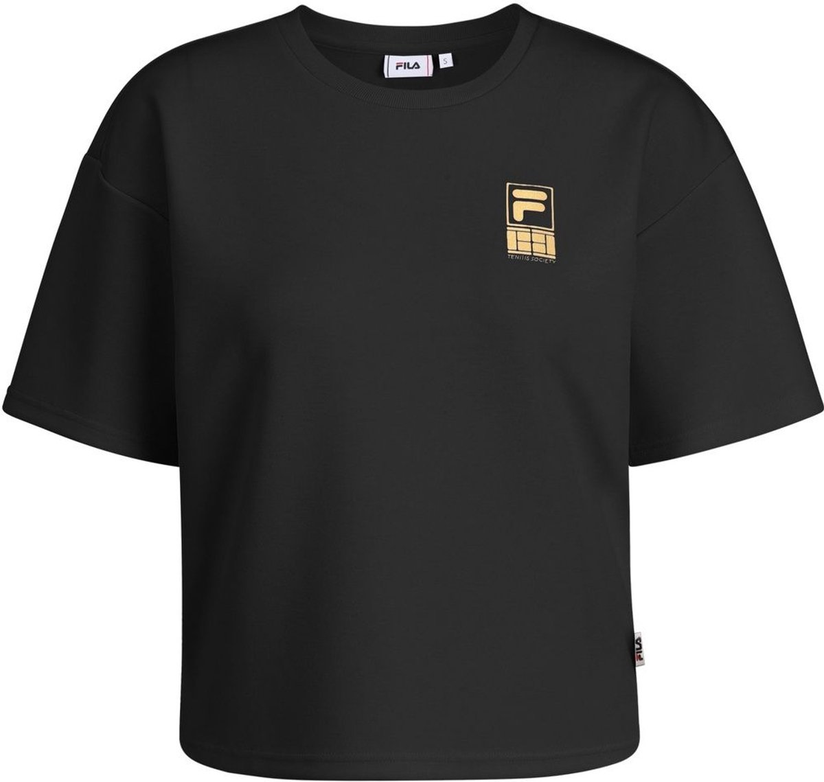 Fila dames-T-shirt Lisakovsk Loose Tee FAW1044 -S Zwart
