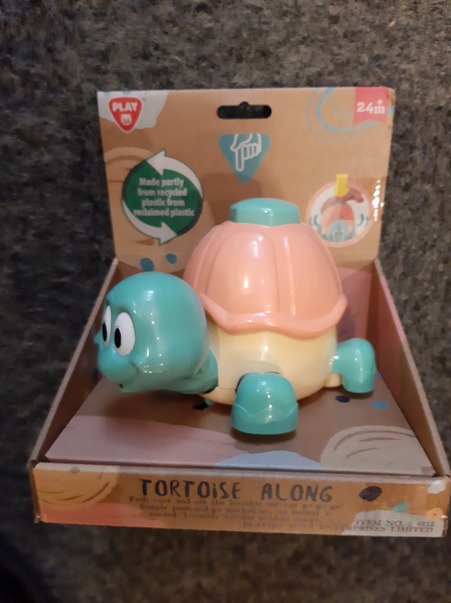 Play Schildpad Speelgoed - Lopende Schildpad met Drukknop - Educatief.