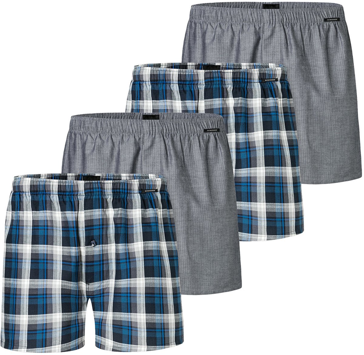 Schiesser Heren boxershort 4 pack Web