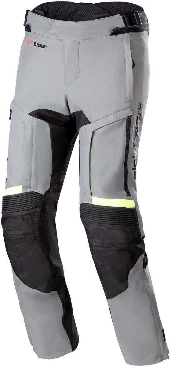 Alpinestars Bogota' Pro Drystar 3 Seizoenen Broek Donkergrijs Geel Fluo - Broek