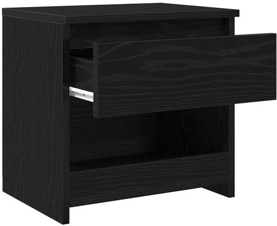 Nachtkastje 41x31x80 cm bewerkt hout sonoma eikenkleurig kopen