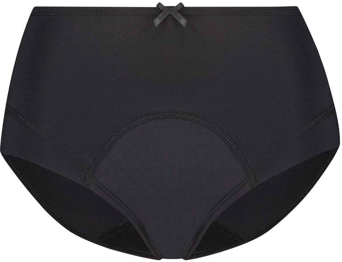 RJ Bodywear Period Undies dames maxi brief medium flow (1-pack) - menstruatieslip - zwart