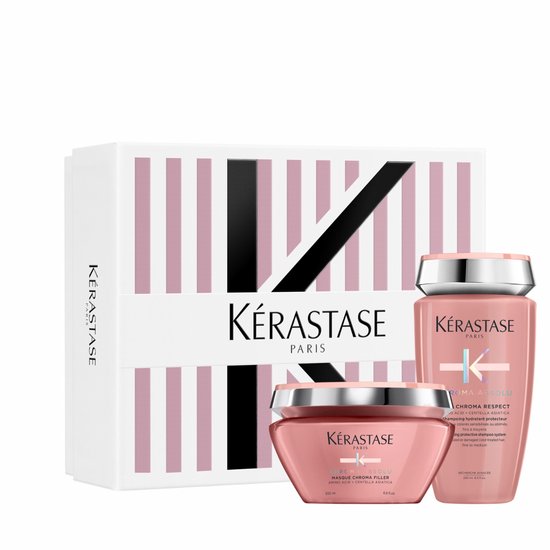 Kérastase - Chroma Absolu Cadeauset Duo Limited Edition Shampoo 250 ml & Masker 200 ml voor Gekleurd Haar
