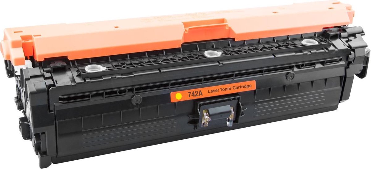 Print-Equipment Toner cartridge / Alternatief voor HP CE742A geel | HP Color Laserjet CP5200/ CP5220/ CP5225/ CP5225N/ CP5225DN/ CP5225XH