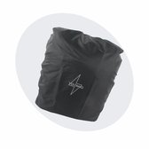 Voltano Regenhoes Enkele Fietstas / Rugtas - 18-30 Liter - 100% Waterdicht - Fietstashoes Zwart - Rugtashoes