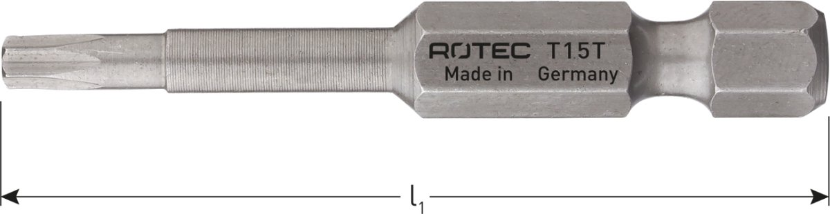Rotec PRO Krachtbit T 40 L=89, E6.3, BASIC (vpe 10)