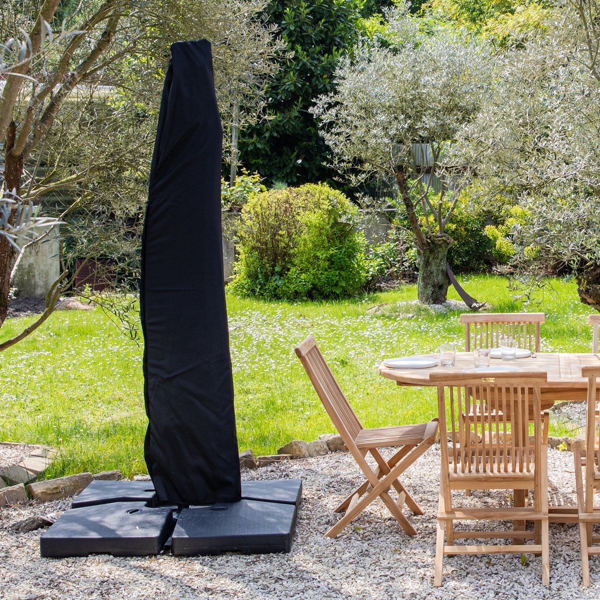 218cm hoes voor offset parasol